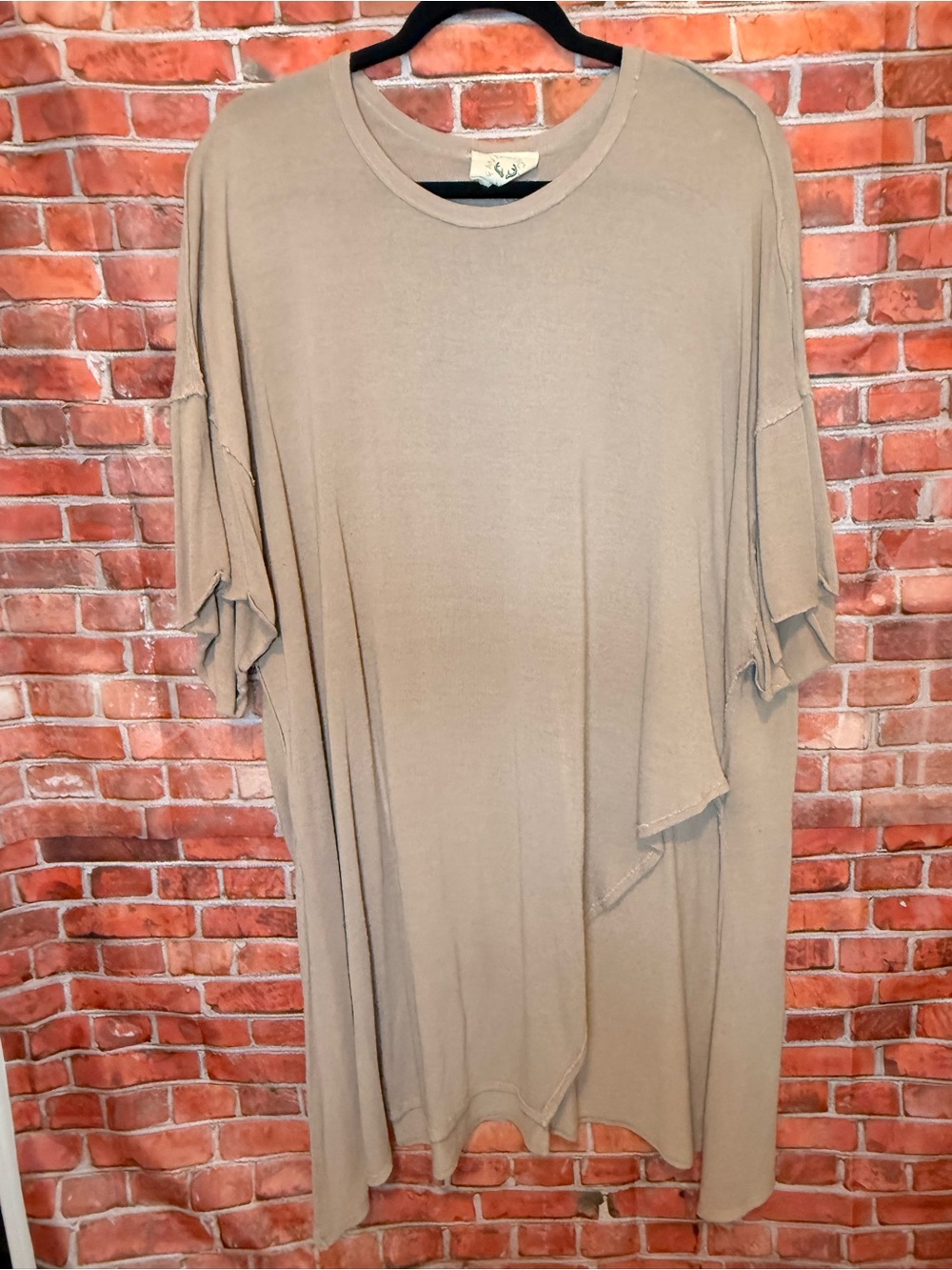 Fantastic Fawn Taupe Tunic Top